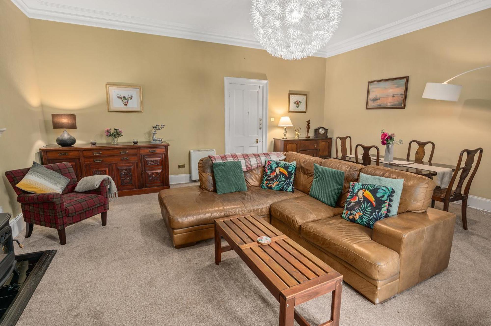 Panoramic Sea Views - Stunning 3Bd Apt & Balcony Oban Luaran gambar